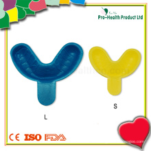 Bandeja de impresión dental de espuma de fluoruro individual desechable